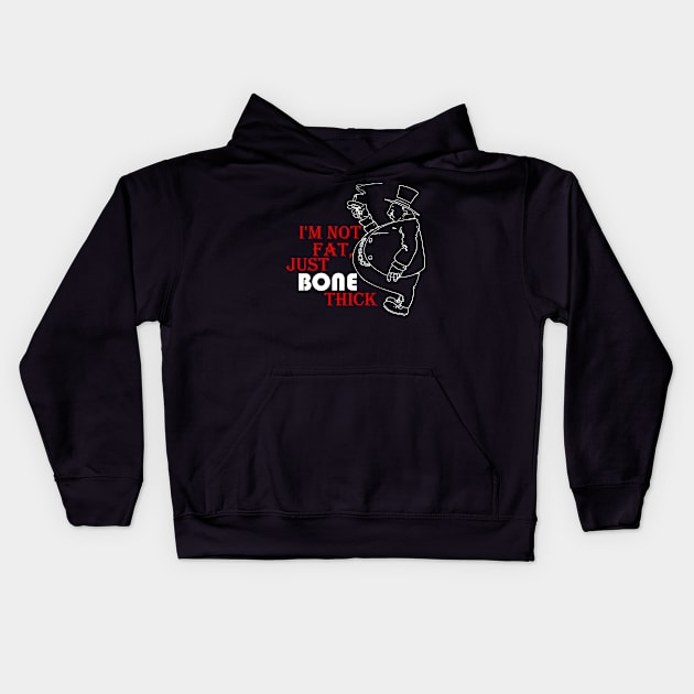 Fat Guy Kids Hoodie by Silly Humor